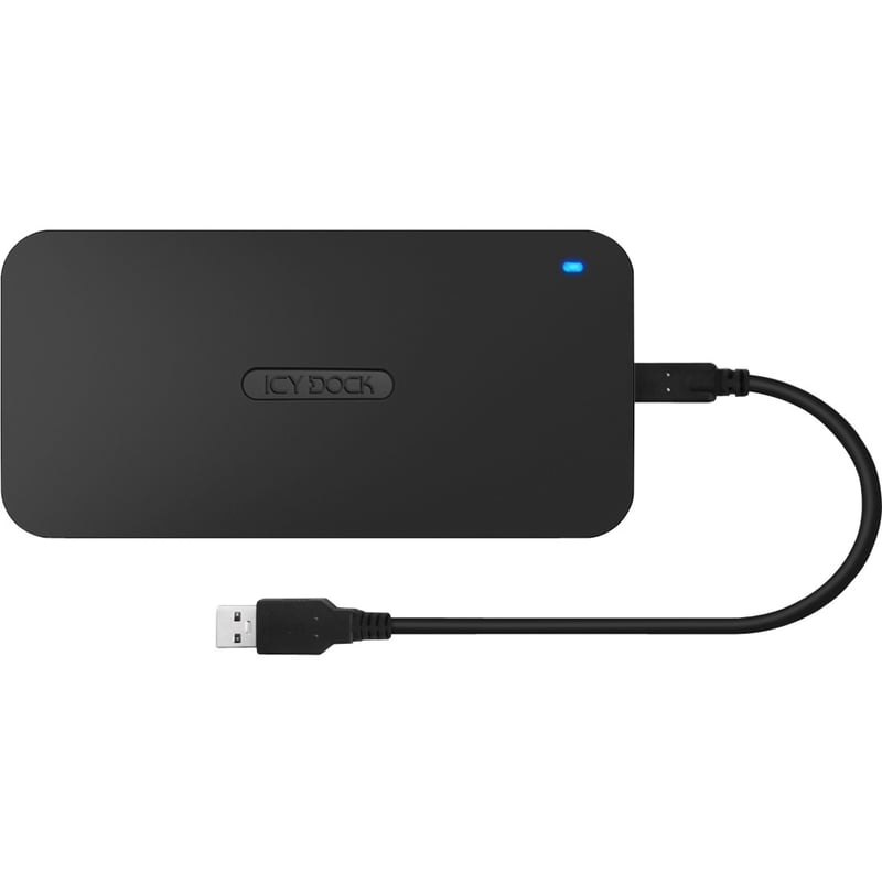 Icy Dock ICYNano MB809U3-1M2B Drive Enclosure M.2, SATA - USB 3.2 (Gen 1) Type C Host Interface External - Black - Thumbnail 1