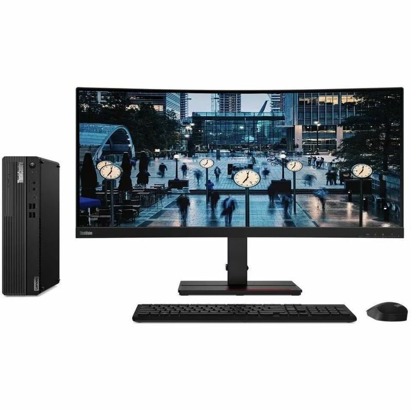 Lenovo ThinkCentre M70s Gen 3 11T8005BUS Desktop Computer - Intel Core i7 12th Gen i7-12700 Dodeca-core (12 Core) 2.10 GHz - 32 GB RAM DDR4 SDRAM - 512 GB M.2 PCI Express NVMe 4.0 x4 SSD - Small Form Factor - Black - Thumbnail 5