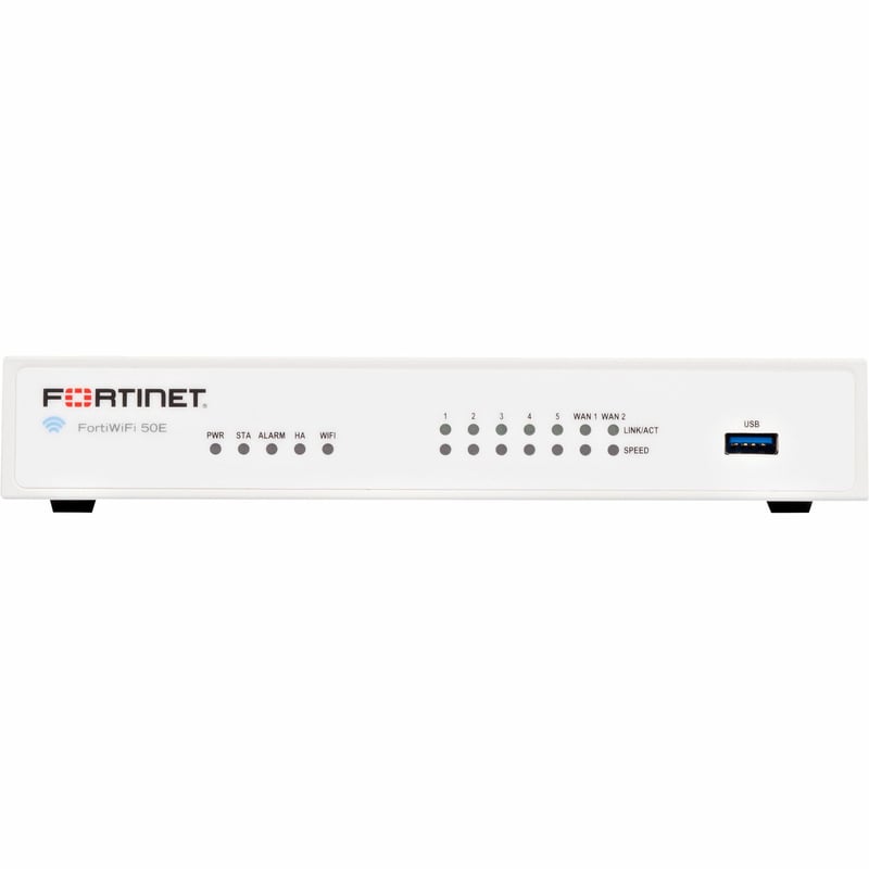 Fortinet FortiWifi FWF-50E Network Security/Firewall Appliance - Thumbnail 1