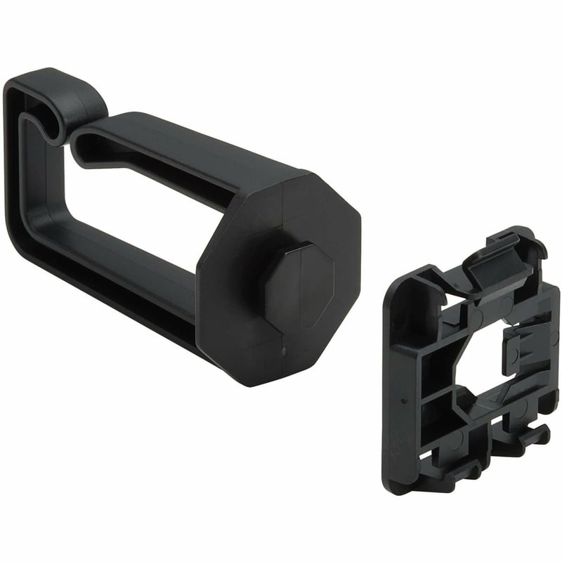 CABLE MANAGEMENT D-RINGS FOR DIN RAILS MULTI-ANGLE 1U 2 PACK - Thumbnail 1