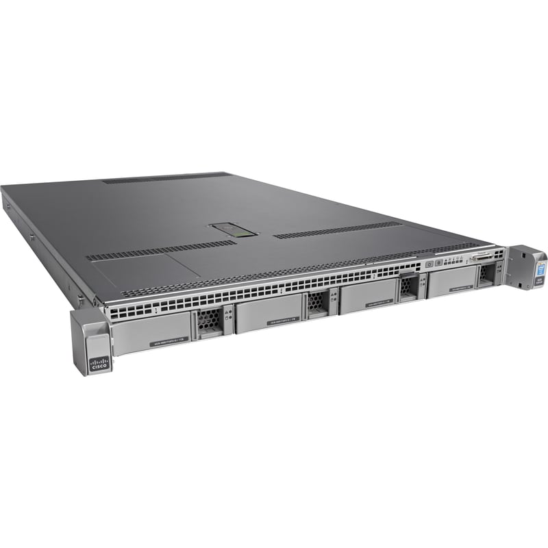 Cisco C220 M4 1U Rack Server - 2 Xeon E5-2620 v3 2.40 GHz - 64 GB RAM - Serial ATA/600 Controller - Thumbnail 1