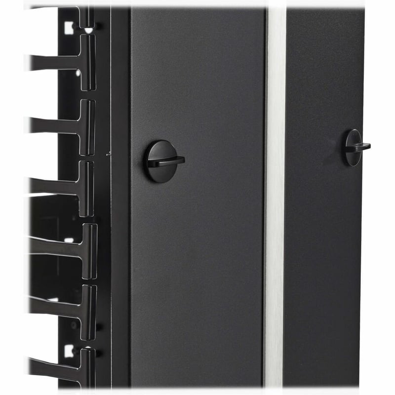 Tripp Lite High-Capacity Vertical Cable Manager - Deep Double Finger Duct with Cover - Single Sided - 12 in. Wide - Black - 7 ft. (2.2 m) - Thumbnail 5