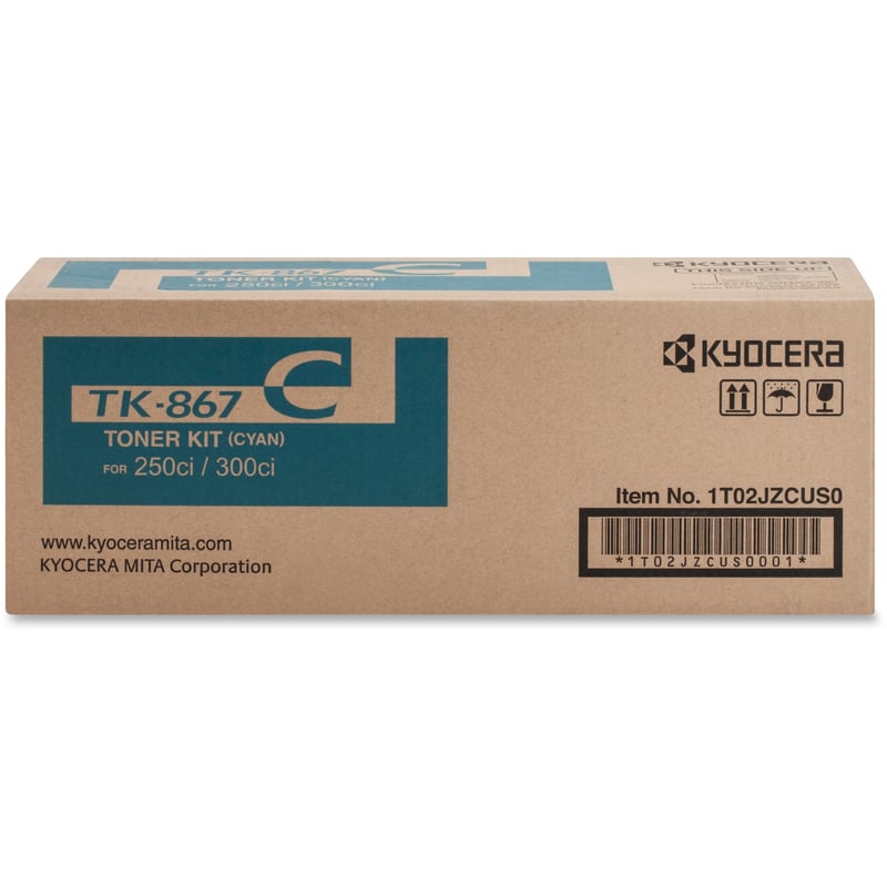 Kyocera TK867C Original Toner Cartridge - Thumbnail 1