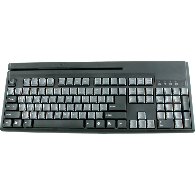 WKB1155 POS Keyboard with Magstripe Reader