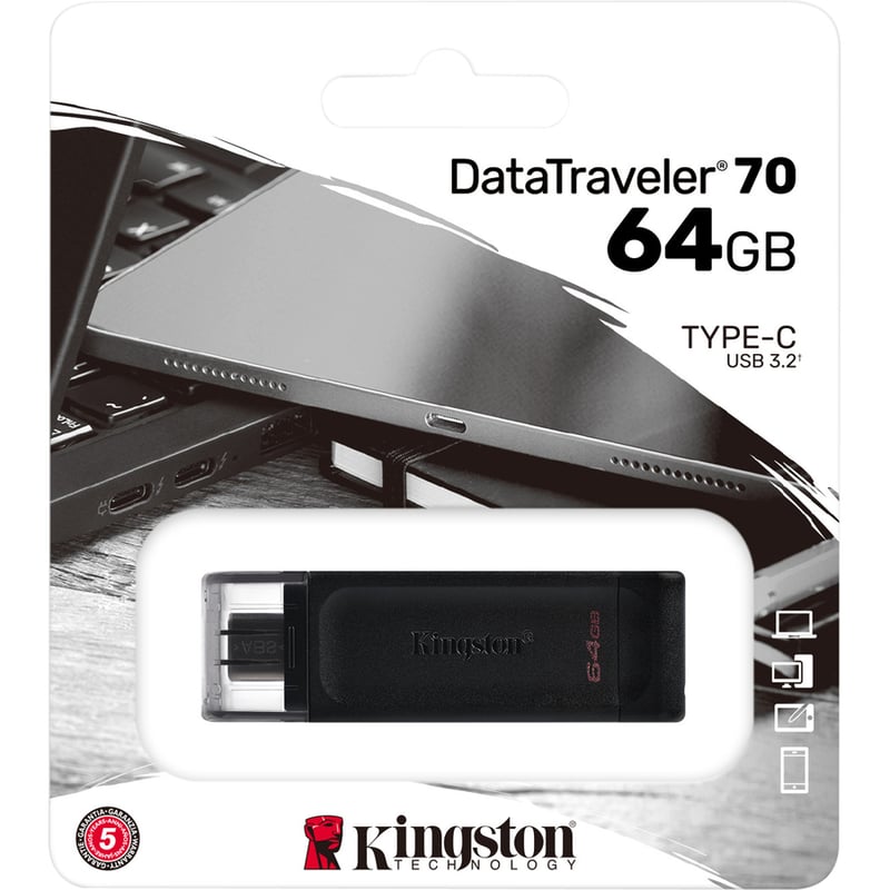 Kingston DataTraveler 70 USB-C Flash Drive - Thumbnail 2