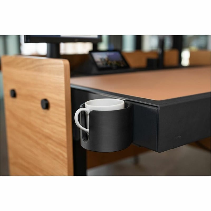 HECKLER LECTERN 4U WITH SIT/STAND COMPONENTS - BLACK GREY - Thumbnail 2