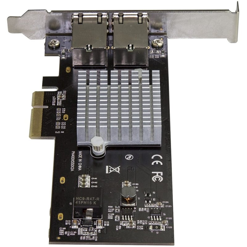 StarTech.com Dual Port 10G PCIe Network Adapter Card - Intel-X550AT 10GBASE-T PCI Express 10GbE Multi Gigabit Ethernet 5 Speed NIC 2port - Thumbnail 3