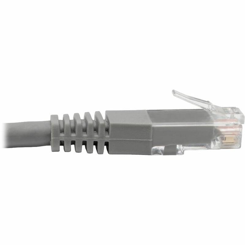 Eaton Tripp Lite Series Cat6 Gigabit Molded (UTP) Ethernet Cable (RJ45 M/M), PoE, Gray, 10 ft. (3.05 m) - Thumbnail 3