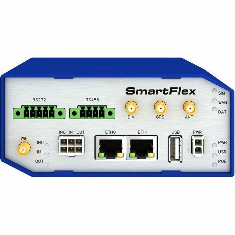 Advantech SmartFlex SR308 Wi-Fi 4 IEEE 802.11a/b/g/n 2 SIM Ethernet, Cellular Modem/Wireless Router - Thumbnail 2