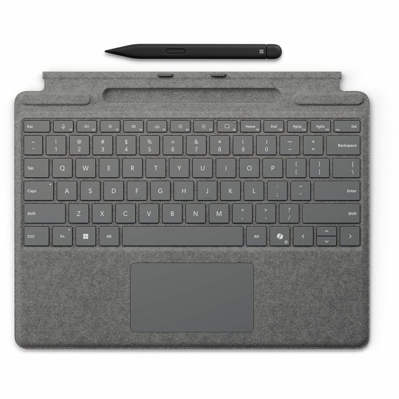 MICROSOFT SURFACE PRO KEYBOARD COVER WITH SLIM PEN 2 PLATINUM - Thumbnail 1