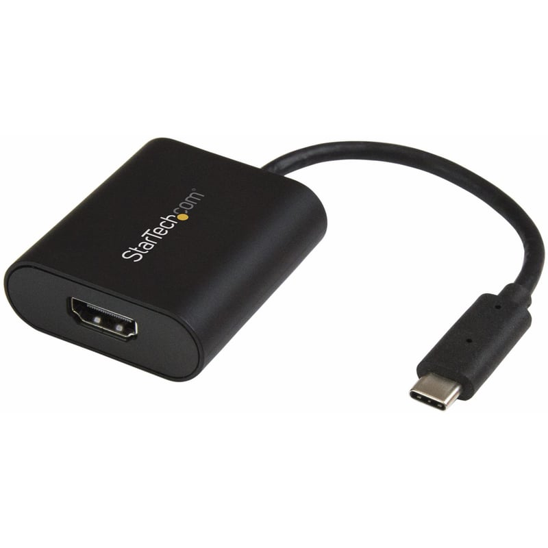 StarTech.com USB C to 4K HDMI Adapter - 4K 60Hz - Thunderbolt 3 Compatible - USB Type C to HDMI Video Display Adapter - Thumbnail 1