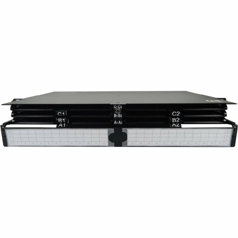 HIGH-DENSITY PANEL FIBER SPLICE ENCLOSURE 6 SPLICING CASSETTES 1U - Thumbnail 4