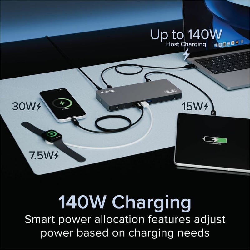 PLUGABLE USB-C 5-DISPLAY DOCK DOCK WITH HDMI 2.1 140W CHARGING - Thumbnail 3