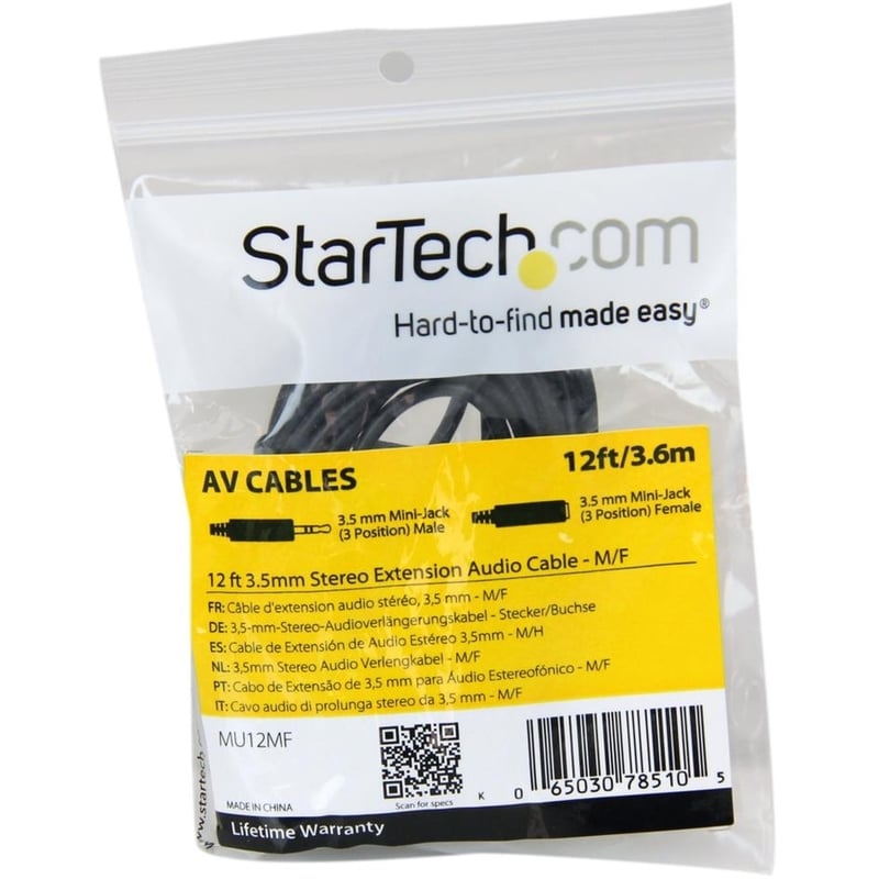 StarTech.com 12 ft PC Speaker Extension Audio Cable - Thumbnail 4