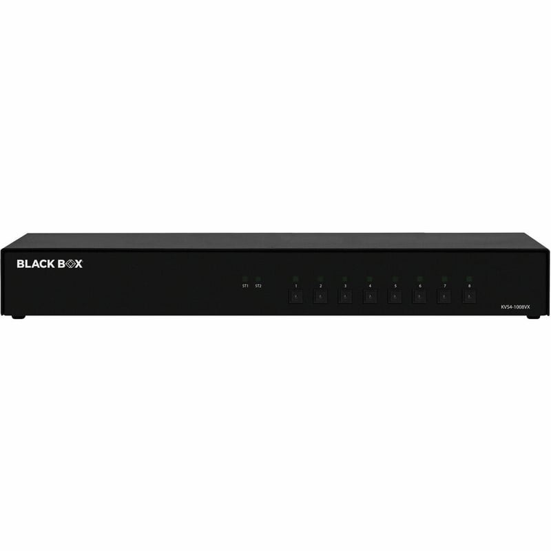 Black Box KVM Switch, NIAP 4.0 Certified - 8-Port, Single-Monitor, DisplayPort, CAC - Thumbnail 2
