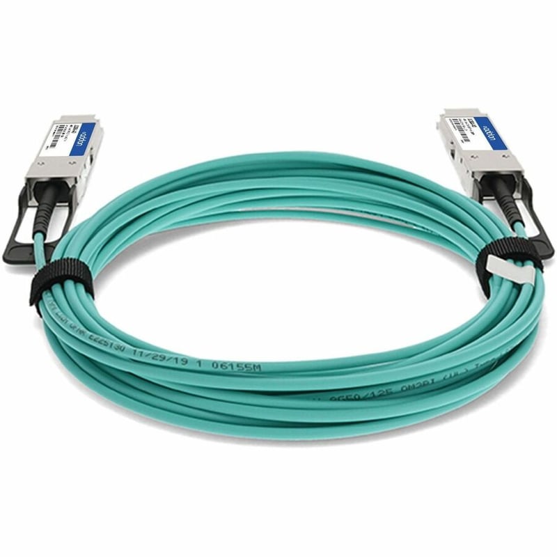AddOn HP® JL288A Compatible TAA Compliant 40GBase-AOC QSFP+ to QSFP+ Active Optical Cable (850nm, MMF, 10m) - Thumbnail 4