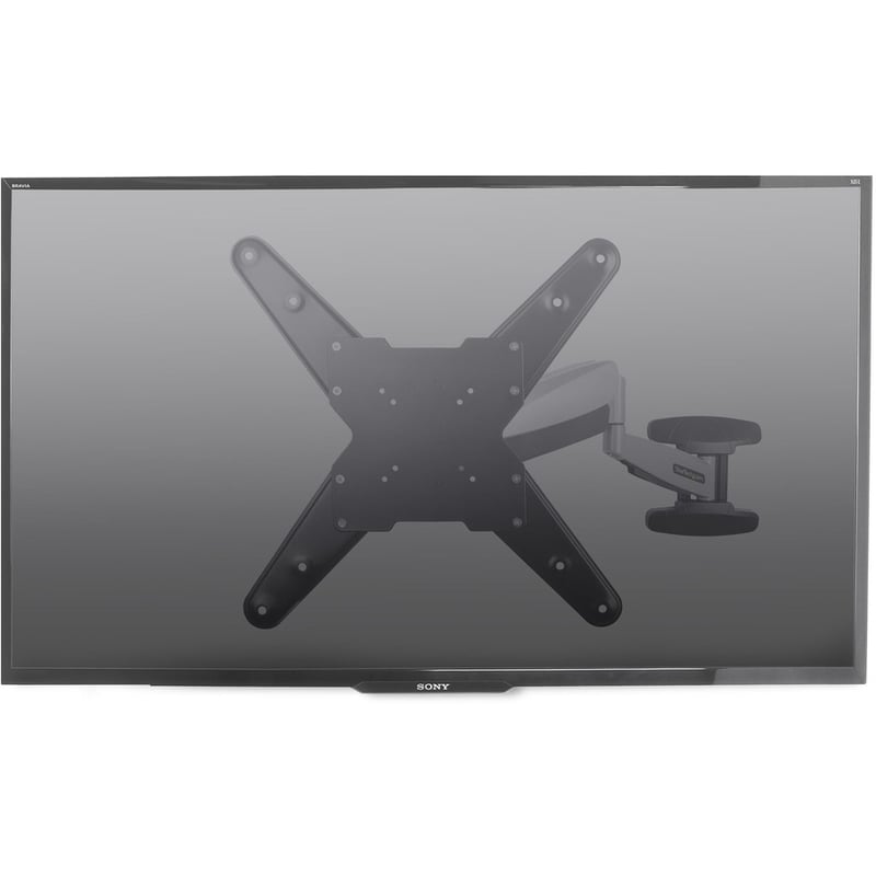 StarTech.com VESA TV Wall Mount, Adjustable Full Motion TV Wall Mount For 23"-55" Displays, Extendable/Tilting/Swivel TV Wall Mount - Thumbnail 2