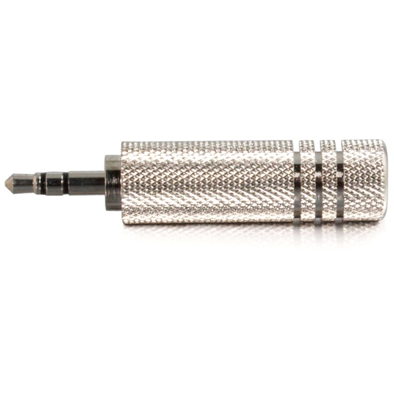 C2G 3.5mm Stereo Male to 6.3mm (1/4in) Stereo Female Adapter - Thumbnail 4