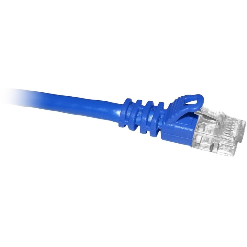 CAT6 550MHZ PATCH CORD BOOTED SNAGLESS- 1.5FT BLUE