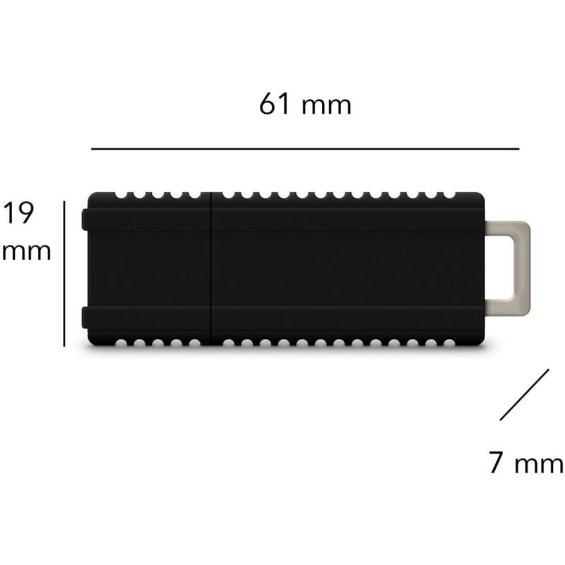 Centon DataStick Elite 16GB USB 3.0 - Black - Thumbnail 2
