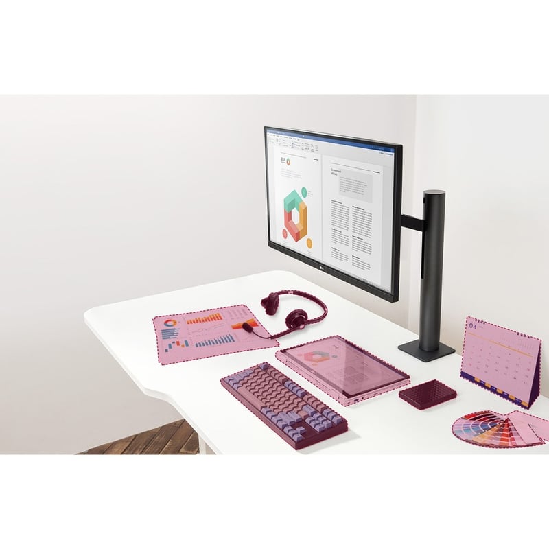 LG 27BN88Q-B 27" Class WQHD LCD Monitor - 16:9 - Textured Black