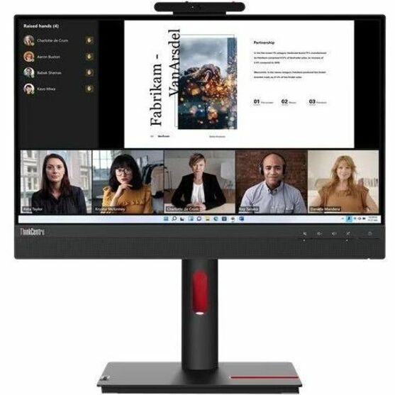Lenovo ThinkCentre Tiny-In-One 22 Gen 5 22" Class Webcam Full HD LED Monitor - 16:9 - Black - Thumbnail 5