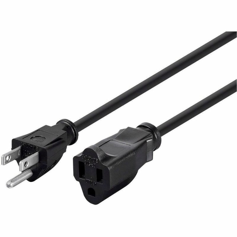 MONOPRICE EXTENSION CORD - NEMA 5-15P TO NEMA 5-15R_ 14AWG_ 15A/1875W_ 3-PRONG_ - Thumbnail 1