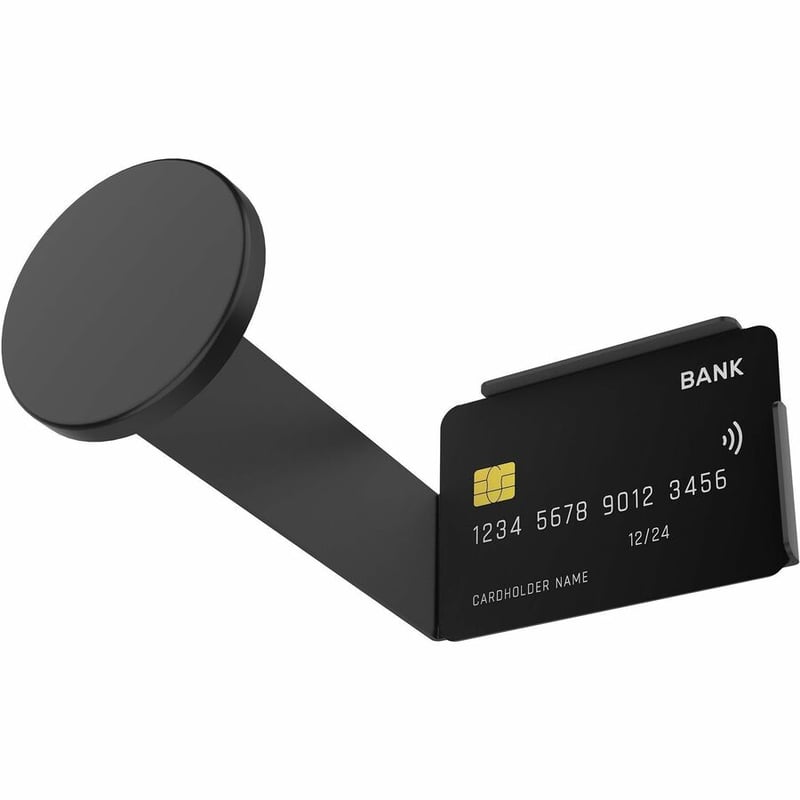 CTA Digital ID And Card Holder With Magnetic Attachment For Card Scanning (Black) - Thumbnail 4