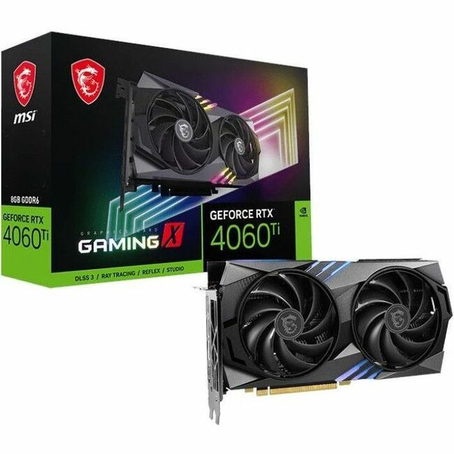 MSI NVIDIA GeForce RTX 4060 Ti Graphic Card - 8 GB GDDR6 - Thumbnail 1