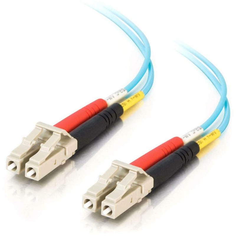 10M FIBER LC/LC MMF 50/125 10GB DUPLEX PVC CABLE - Thumbnail 1