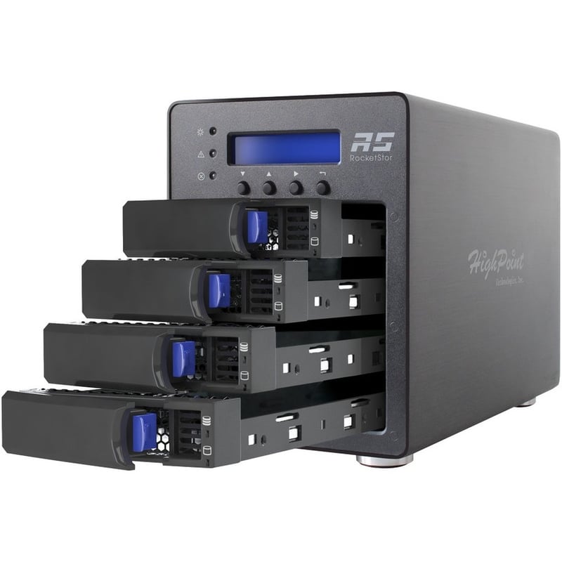 HighPoint 4-Bay M.2 NVMe RAID Storage Solution - Thumbnail 2