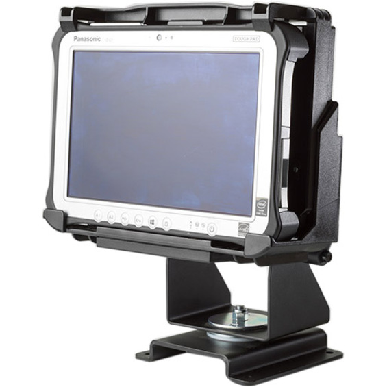 Gamber-Johnson Desk Mount for Tablet, Display Screen, Docking Station - Black Powder Coat - Thumbnail 2
