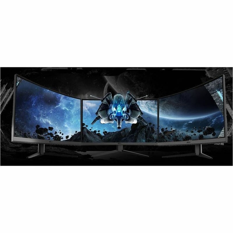 MSI Optix G32CQ4 E2 32" Class WQHD Curved Screen Gaming LCD Monitor - 16:9 - Metallic Black - Thumbnail 2
