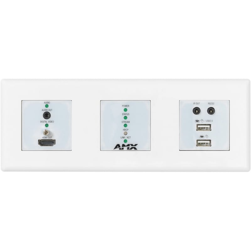 AMX NMX-DEC-N2625-WP Decoder Wallplate - Thumbnail 1