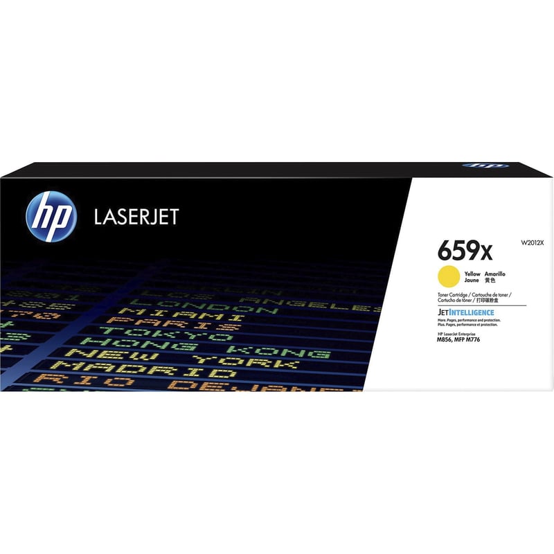 HP 659X (W2012X) Original High Yield Laser Toner Cartridge - Yellow - 1 Each - Thumbnail 1