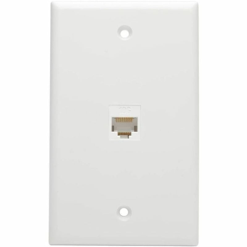 Tripp Lite by Eaton Cat6a Straight-Through Modular In-Line Snap-In Coupler with 90-Degree Down-Angled Port White (RJ45 F/F) - Thumbnail 3