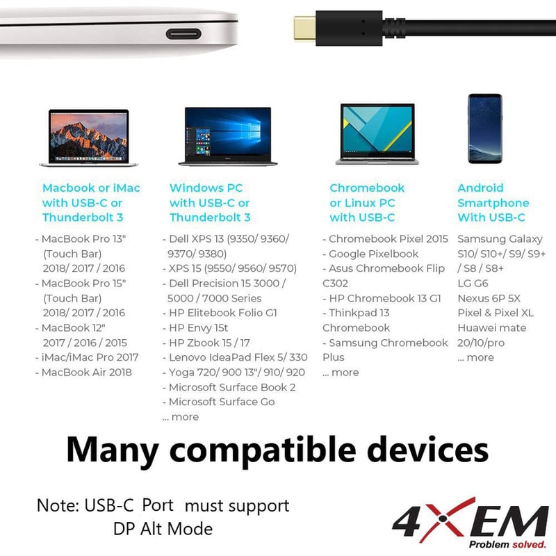 4XEM USB-C to VGA Cable - Thumbnail 5