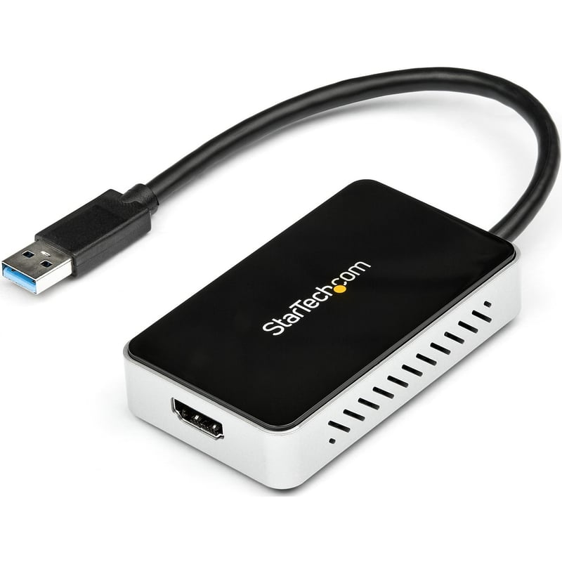 StarTech.com USB 3.0 to HDMI External Video Card Multi Monitor Adapter with 1-Port USB Hub - 1920x1200 / 1080p - Thumbnail 1