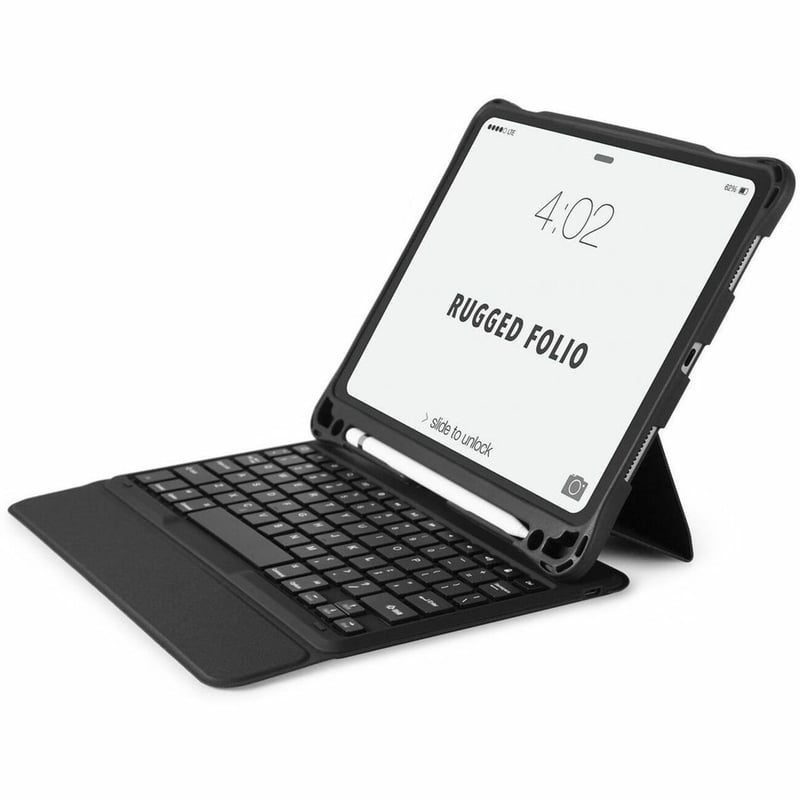 Cellairis Rugged Folio Rugged Keyboard/Cover Case (Folio) for 11" Apple iPad Pro Tablet - Thumbnail 1