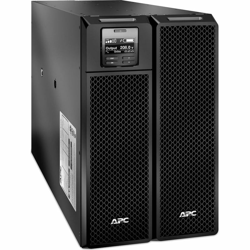 APC Smart-UPS On-Line, 8kVA/8kW, Tower, 208V, 6x L6-30R NEMA outlets, Network Card+SmartSlot, Extended runtime, W/O rail kit - Thumbnail 5
