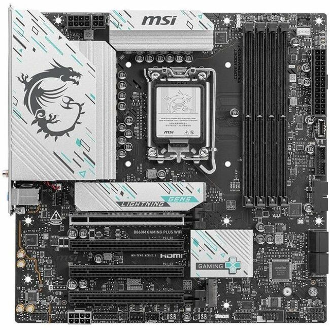 B860M GAMING PLUS WIFI GAMING MOTHERBOARD - Thumbnail 1