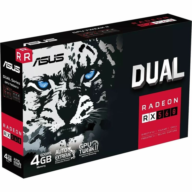 Asus AMD Radeon RX 560 Graphic Card - 4 GB GDDR5