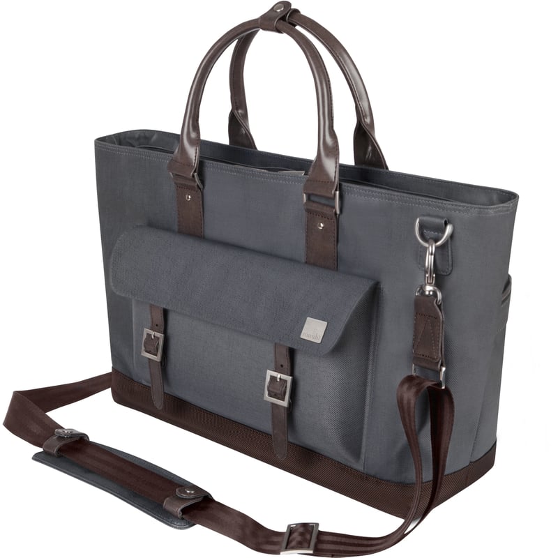 Moshi Costa Carrying Case (Satchel) for 15" Apple iPad Notebook - Granite Gray - Thumbnail 1
