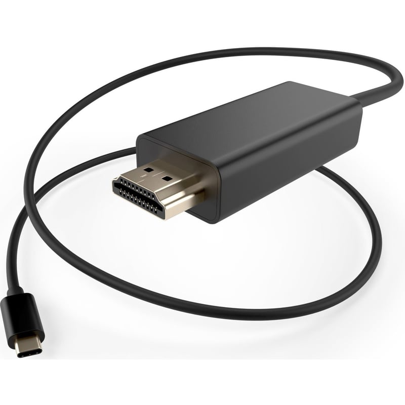 UNC 6FT USB-C TO HDMI CABLE MALE-TO-MALE, SUPPORTS HDMI VIDEO OUTPUT FROM USB - Thumbnail 1