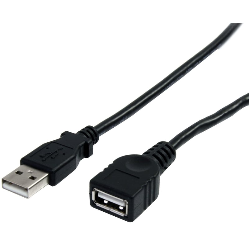 StarTech.com 10 ft Black USB 2.0 Extension Cable A to A - M/F - Thumbnail 1