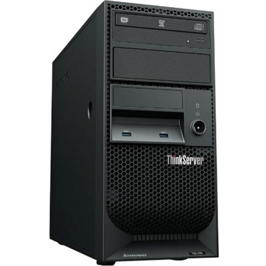 Lenovo ThinkServer TS150 70LWS00F00 Tower Server - 1 Xeon E3-1280 v5 3.70 GHz - 64 GB RAM - 2 TB HDD - (2 x 1TB) HDD Configuration - 960 GB SSD - (2 x 480GB) SSD Configuration - Serial Attached SCSI (SAS), Serial ATA Controller