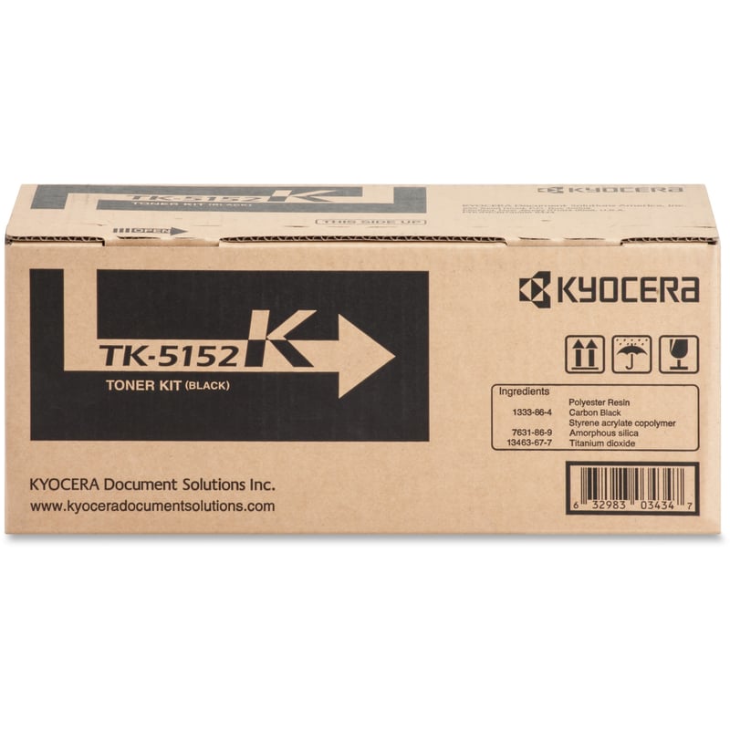KYOCERA TK-5152K BLACK TONER CARTRIDGE FOR USE IN ECOSYS M6035CIDN M6535CIDN P60 - Thumbnail 1
