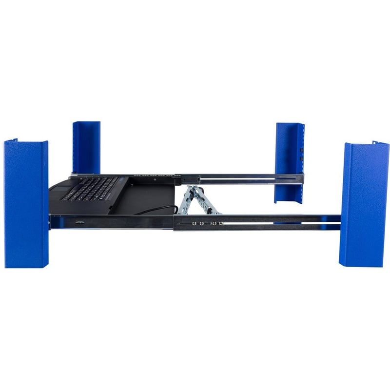 Rack Solutions 1U Sliding Keyboard Shelf with USB Keyboard