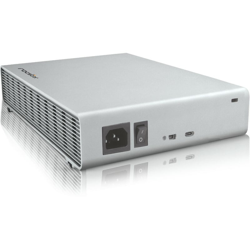 Rocstor CommanderX EC31 14 TB Desktop Rugged Hard Drive - 3.5" External - SATA - Silver - Thumbnail 4