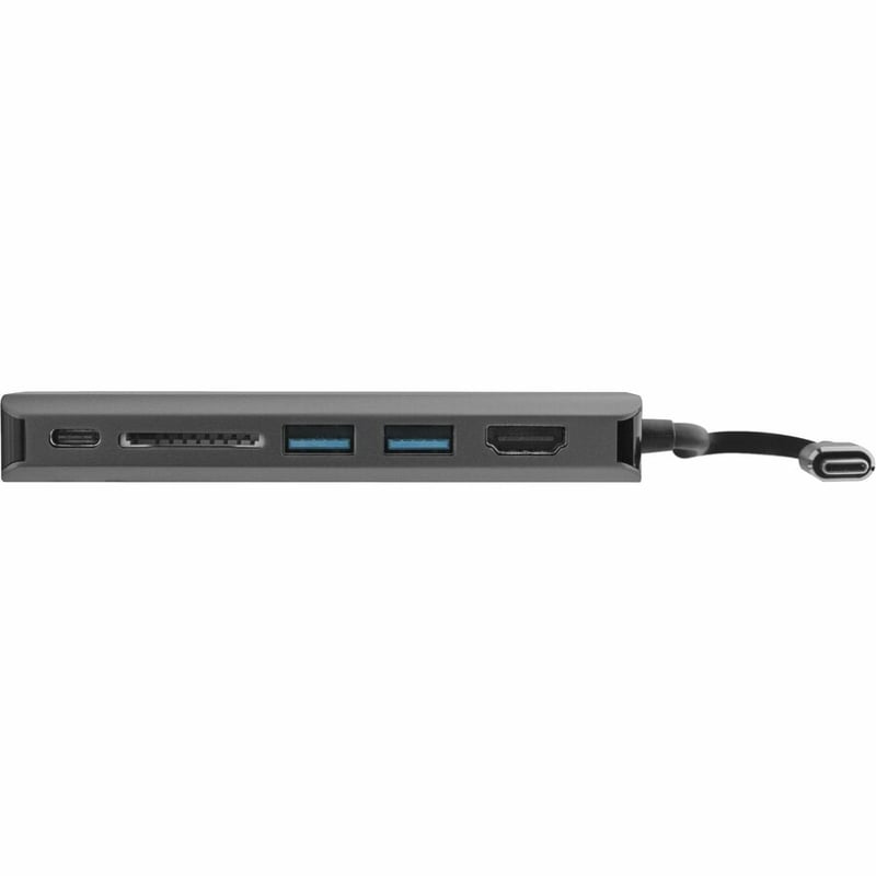 StarTech.com USB C Multiport Adapter - USB Type-C Travel Dock to 4K HDMI, 3x USB Hub, SD, GbE, 60W PD 3.0 Pass-Through - Mini Laptop Dock - Thumbnail 4